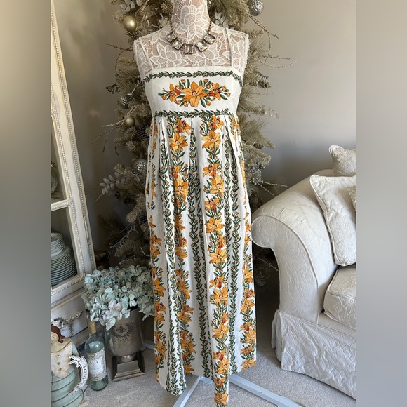 NWOT Rachael Zoe Floral Embroidered Maxi Dress - Picture 2 of 12